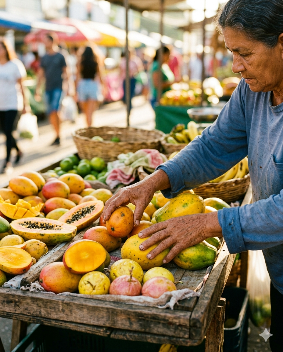 Fotografia de feira livre